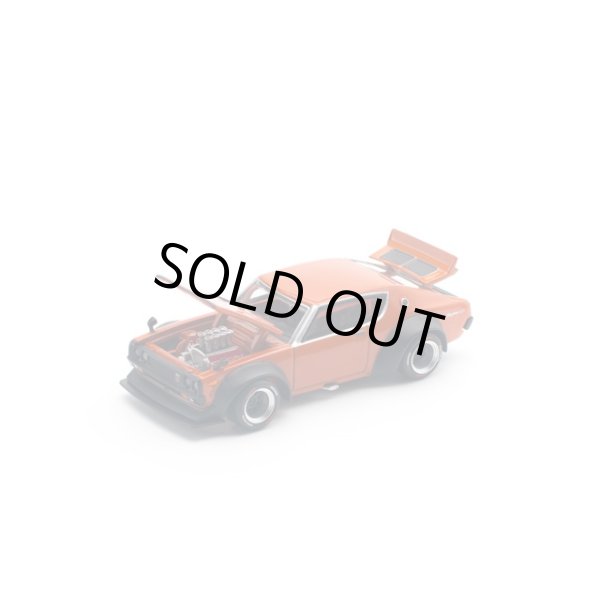 画像2: POP RACE 1/64 Nissan Skyline GT-R V8 Drift (Kenmeri) Orange (2)