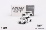画像: MINI GT 1/64 Abarth 595 LB-WORKS x Abas Works Gala White (LHD)