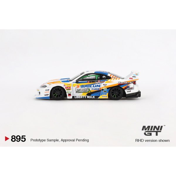 画像4: MINI GT 1/64 Nissan Silvia (S15) LB Super Silhouette 2023 Formula Drift Japan #555 Y. Faust (4)