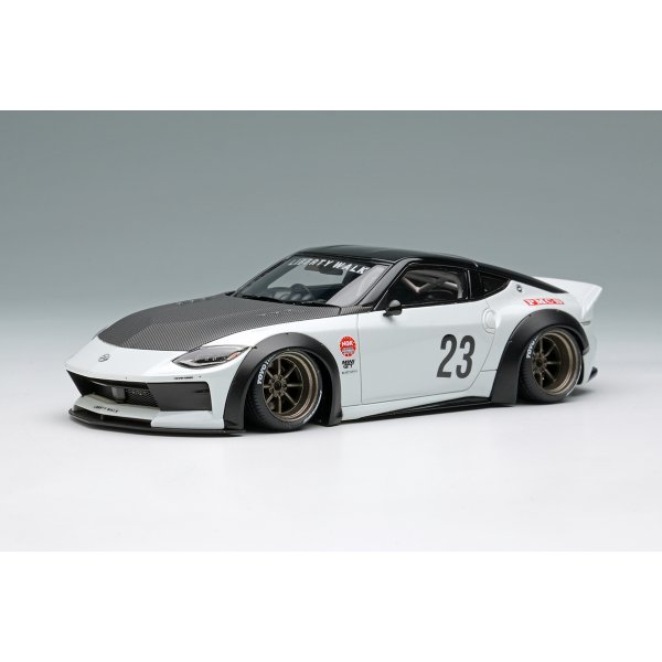 画像2: EIDOLON 1/43 lb nation Fairlady Z (RZ34) (RS Watanabe 8spoke wheel) Pearl White Limited 100 pcs. (2)