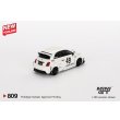 画像2: MINI GT 1/64 Abarth 595 LB-WORKS x Abas Works Gala White (LHD) [Blister Packaging] (2)