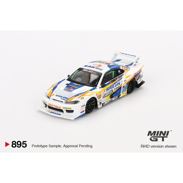 画像2: MINI GT 1/64 Nissan Silvia (S15) LB Super Silhouette 2023 Formula Drift Japan #555 Y. Faust (2)