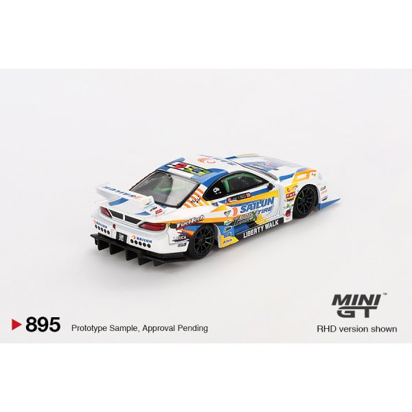 画像3: MINI GT 1/64 Nissan Silvia (S15) LB Super Silhouette 2023 Formula Drift Japan #555 Y. Faust (3)