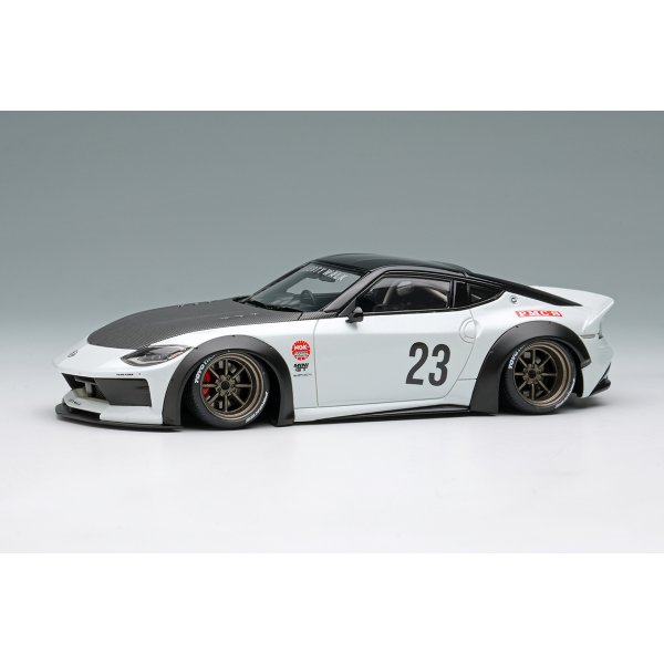画像1: EIDOLON 1/43 lb nation Fairlady Z (RZ34) (RS Watanabe 8spoke wheel) Pearl White Limited 100 pcs. (1)