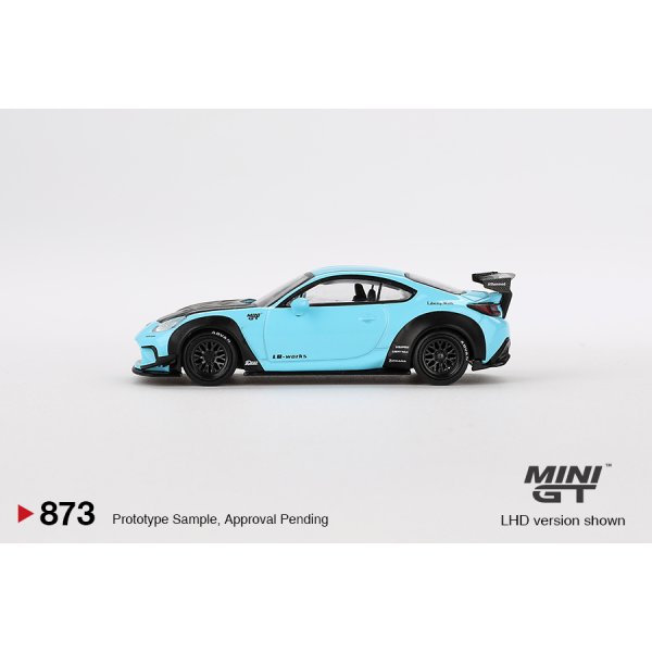 画像3: MINI GT 1/64 Toyota GR86 LB-Nation Baby Blue (LHD) [Blister Packaging] (3)