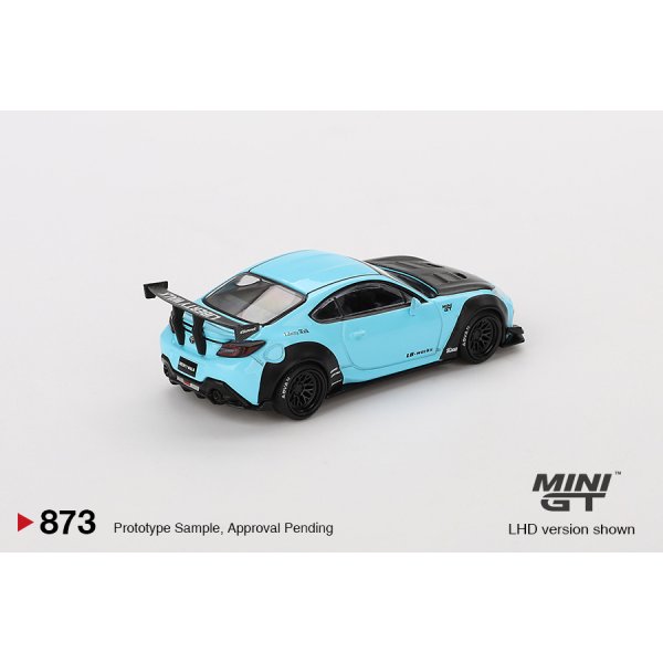 画像2: MINI GT 1/64 Toyota GR86 LB-Nation Baby Blue (LHD) [Blister Packaging] (2)