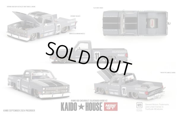 画像1: MINI GT 1/64 Chevrolet Silverado KAIDO V2 (LHD) (1)