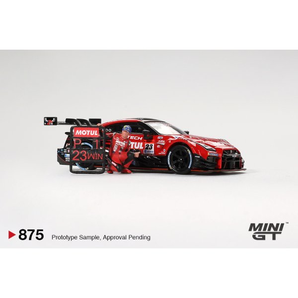 画像2: MINI GT 1/64  Nissan GT-R NISMO #23 "MOTUL AUTECH GT-R 2021" SUPER GT SERIES Suzuka winner W/ Matsuda Figure Tsugio Matsuda Collection No.2 (2)