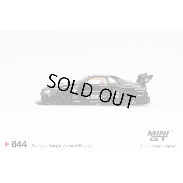 画像4: MINI GT 1/64 Nissan LB-ER34 Super Silhouette Skyline Black (RHD) (4)