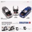 画像3: MOTORHELIX 1/64 Mitsubishi Lancer Evolution IV Steel Silver Metallic (3)