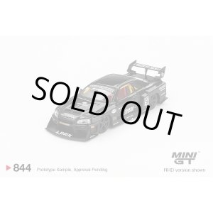 画像: MINI GT 1/64 Nissan LB-ER34 Super Silhouette Skyline Black (RHD) [Blister Packaging]