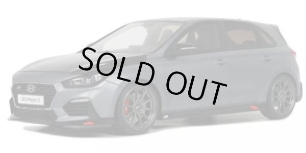 画像1: OttO mobile 1/18 Hyundai I30 N Project C 2017 (Matte Gray) 世界限定 3,000個 (1)