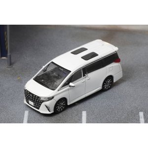 画像: Diecast Team 1/64 Toyota Alphard 2024 White RHD