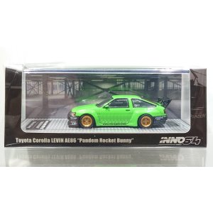 画像: INNO Model 1/64 Pandem Rocket Bernie Toyota AE86 Levin Green