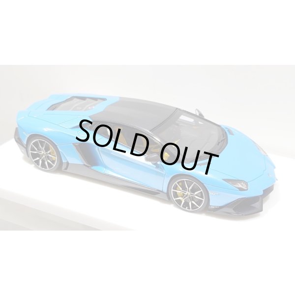 画像11: EIDOLON 1/43 Lamborghini Aventador LP720-4 50th Anniversario 2013 Azzurro Pearl with Roof panel Carbon Limited 32 pcs. (11)
