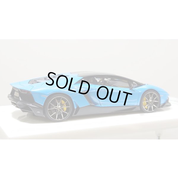 画像7: EIDOLON 1/43 Lamborghini Aventador LP720-4 50th Anniversario 2013 Azzurro Pearl with Roof panel Carbon Limited 32 pcs. (7)