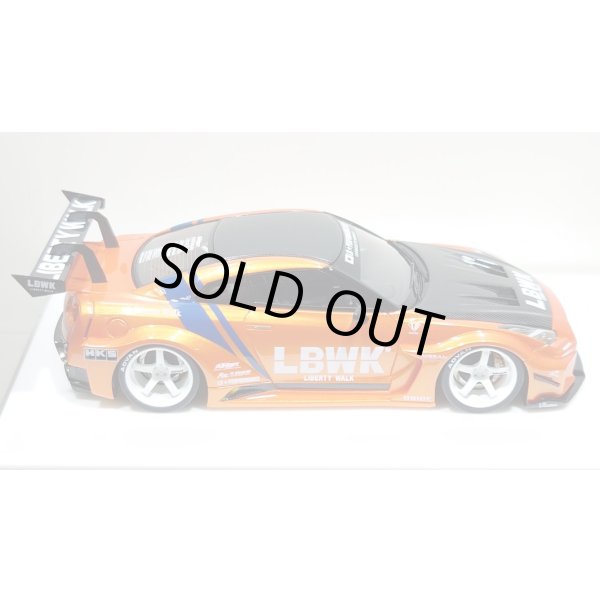 画像8: EIDOLON 1/43 LB Silhouette WORKS GT 35GT-RR (GT Wing Version) Arancio Pearl Limited 32 pcs. (8)