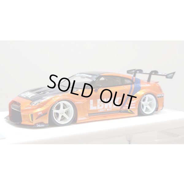 画像1: EIDOLON 1/43 LB Silhouette WORKS GT 35GT-RR (GT Wing Version) Arancio Pearl Limited 32 pcs. (1)