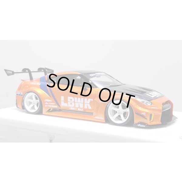 画像5: EIDOLON 1/43 LB Silhouette WORKS GT 35GT-RR (GT Wing Version) Arancio Pearl Limited 32 pcs. (5)