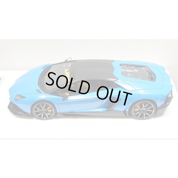 画像4: EIDOLON 1/43 Lamborghini Aventador LP720-4 50th Anniversario 2013 Azzurro Pearl with Roof panel Carbon Limited 32 pcs. (4)