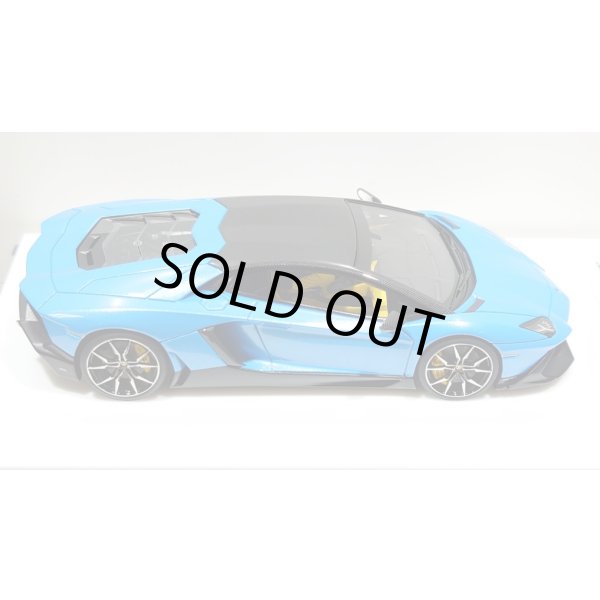 画像8: EIDOLON 1/43 Lamborghini Aventador LP720-4 50th Anniversario 2013 Azzurro Pearl with Roof panel Carbon Limited 32 pcs. (8)