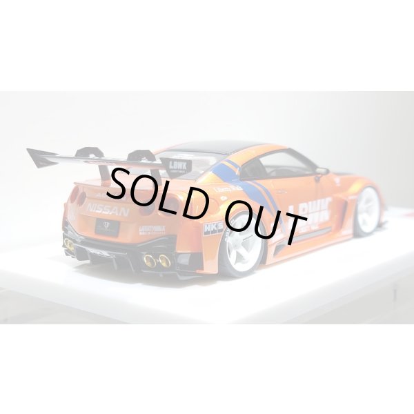 画像10: EIDOLON 1/43 LB Silhouette WORKS GT 35GT-RR (GT Wing Version) Arancio Pearl Limited 32 pcs. (10)