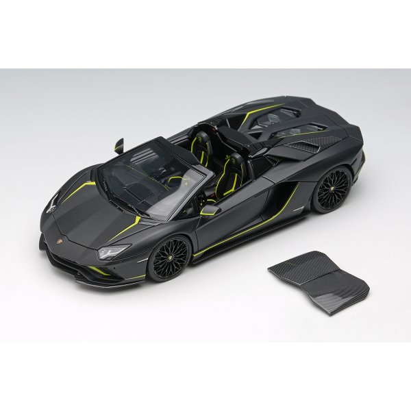 画像8: EIDOLON COLLECTION 1/43 Lamborghini Aventador S Roadster Japan Limited Edition 2021 Nero Pulso / Green Stripe Limited 50 pcs. (8)