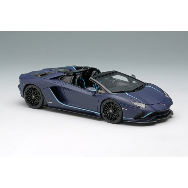 画像5: EIDOLON COLLECTION 1/43 Lamborghini Aventador S Roadster Japan Limited Edition 2021 Blue Emera / Light Blue Stripe Limited 50 pcs. (5)