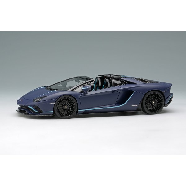 画像1: EIDOLON COLLECTION 1/43 Lamborghini Aventador S Roadster Japan Limited Edition 2021 Blue Emera / Light Blue Stripe Limited 50 pcs. (1)