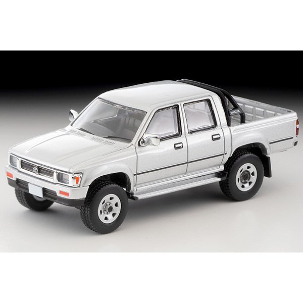 画像1: TOMYTEC 1/64 Limited Vintage NEO 1/64 Toyota Hilux 4WD Pickup Double Cab SSR (Silver) 1991 (1)