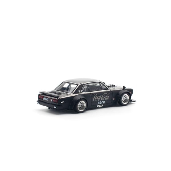 画像5: POP RACE 1/64 Nissan Skyline GT-R V8 Drift (Hakosuka) Coca-Cola Chrome Black (5)