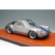 画像5: EIDOLON 1/18 Singer 911 (964) Coupe Titanium Silver / Navy Stripe Limited 100 pcs. (5)