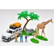 画像1: TOMYTEC 1/64 "Kaiyodo (海洋堂)" x "Tomica Limited Vintage" Diorama Collection 64 #CarSnap28a Safari 1 (with Toyota Land Cruiser FJ56V) (1)