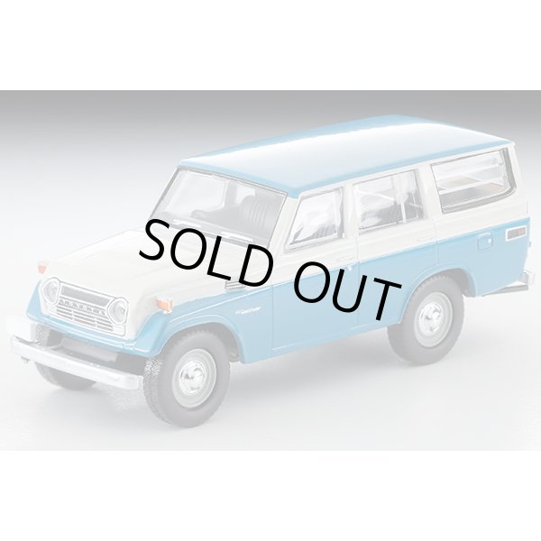 画像1: TOMYTEC 1/64 Limited Vintage Toyota Land Cruiser FJ56V (White/Blue) (1)