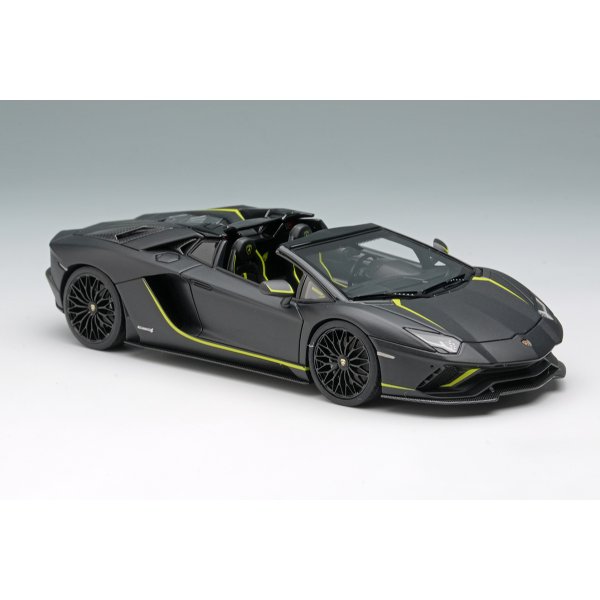 画像5: EIDOLON COLLECTION 1/43 Lamborghini Aventador S Roadster Japan Limited Edition 2021 Nero Pulso / Green Stripe Limited 50 pcs. (5)