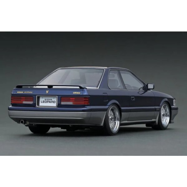 画像2: ignition model 1/18 Nissan Leopard Ultima V30TWINCAM TURBO (F31) Dark Blue/Silver (2)