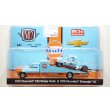 画像1: M2 Machines 1/64 1973 Chevrolet C30 Wedge Truck & 1978 Silver Silverado 10 Blue/Orange Gulf (1)