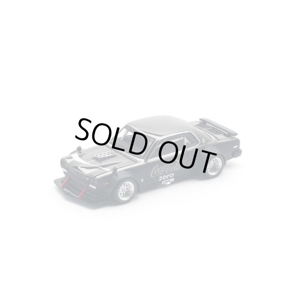 画像2: POP RACE 1/64 Nissan Skyline GT-R V8 Drift (Hakosuka) Coca-Cola Chrome Black (2)