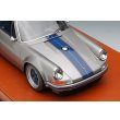 画像6: EIDOLON 1/18 Singer 911 (964) Coupe Titanium Silver / Navy Stripe Limited 100 pcs. (6)