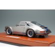 画像3: EIDOLON 1/18 Singer 911 (964) Coupe Titanium Silver / Navy Stripe Limited 100 pcs. (3)