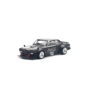 画像: POP RACE 1/64 Nissan Skyline GT-R V8 Drift (Hakosuka) Coca-Cola Chrome Black
