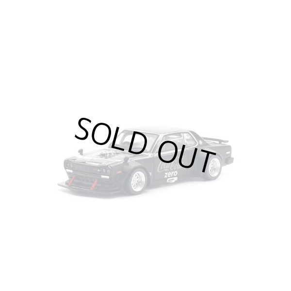 画像1: POP RACE 1/64 Nissan Skyline GT-R V8 Drift (Hakosuka) Coca-Cola Chrome Black (1)