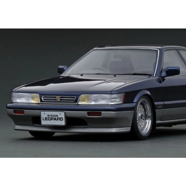 画像3: ignition model 1/18 Nissan Leopard Ultima V30TWINCAM TURBO (F31) Dark Blue/Silver (3)