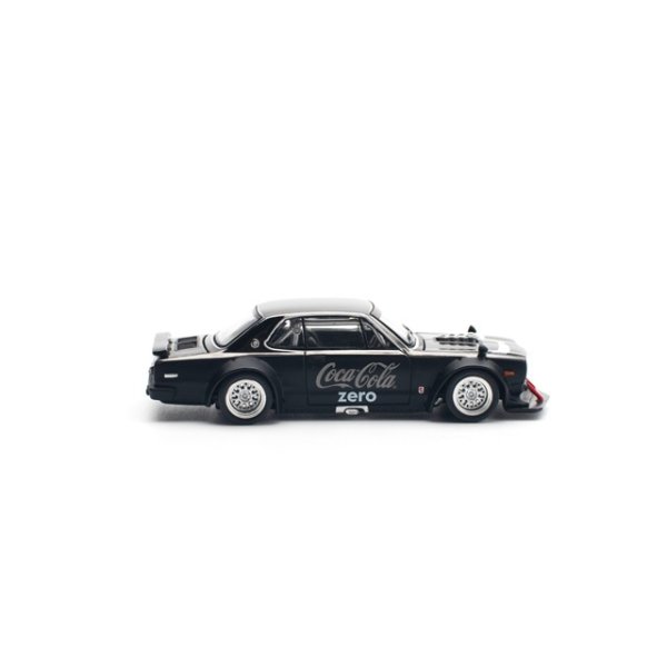 画像6: POP RACE 1/64 Nissan Skyline GT-R V8 Drift (Hakosuka) Coca-Cola Chrome Black (6)