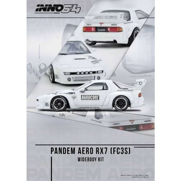 画像4: INNO Models 1/64 Mazda RX7 (FC3S) Pandem Aero Widebody Kit (4)