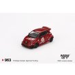 画像2: MINI GT 1/64 Abarth 595 LB-WORKS x Abarth Works Red (RHD) (2)