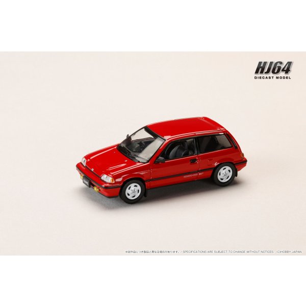 画像2: Hobby Japan 1/64 Honda Civic (AT) 後期型 Red with Genuine Optional Parts (2)