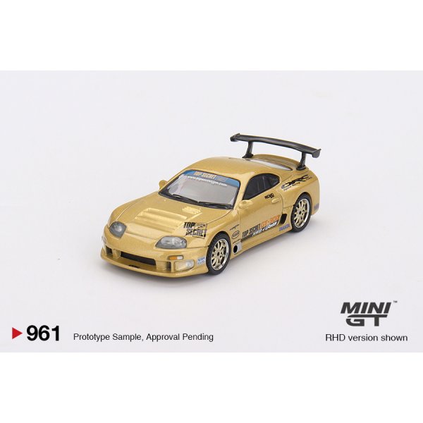 画像2: MINI GT 1/64 Toyota Supra (A80) GT-300 Top Secret Gold (RHD) (2)