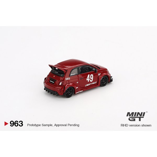 画像3: MINI GT 1/64 Abarth 595 LB-WORKS x Abarth Works Red (LHD) (3)