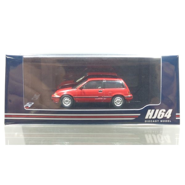画像1: Hobby Japan 1/64 Honda Civic (AT) 後期型 Red (1)